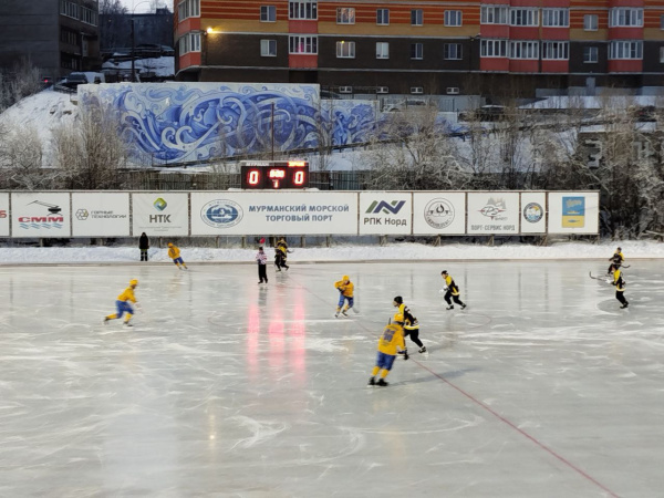 ХК «Мурман» уступил «Строителю» со счётом 1:2