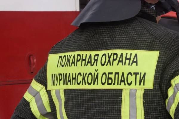 В Мурманске горел мусор на улице Сафонова