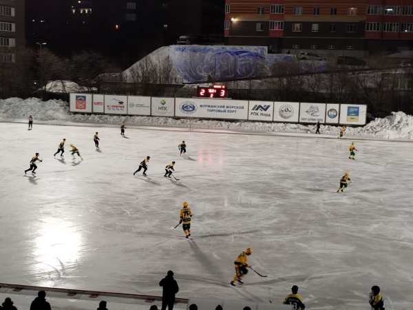 ХК «Мурман» уступил «Воднику-2» во втором матче