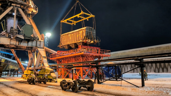 Мурманский балкерный терминал начал экспорт калийных удобрений