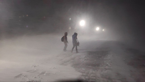 На Шпицберген «напал ветер» до 30 метров в секунду