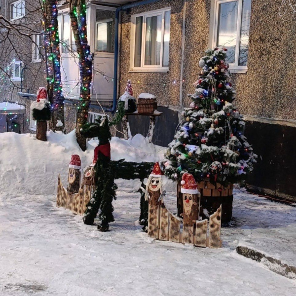 В Мурманске выбрали самые красивые дворы города